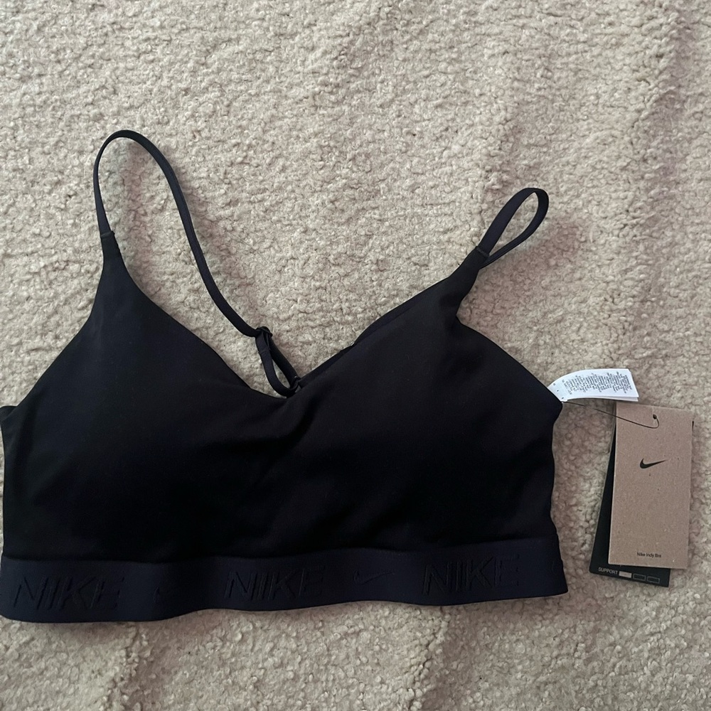 Black Nike Sports bra new with tags